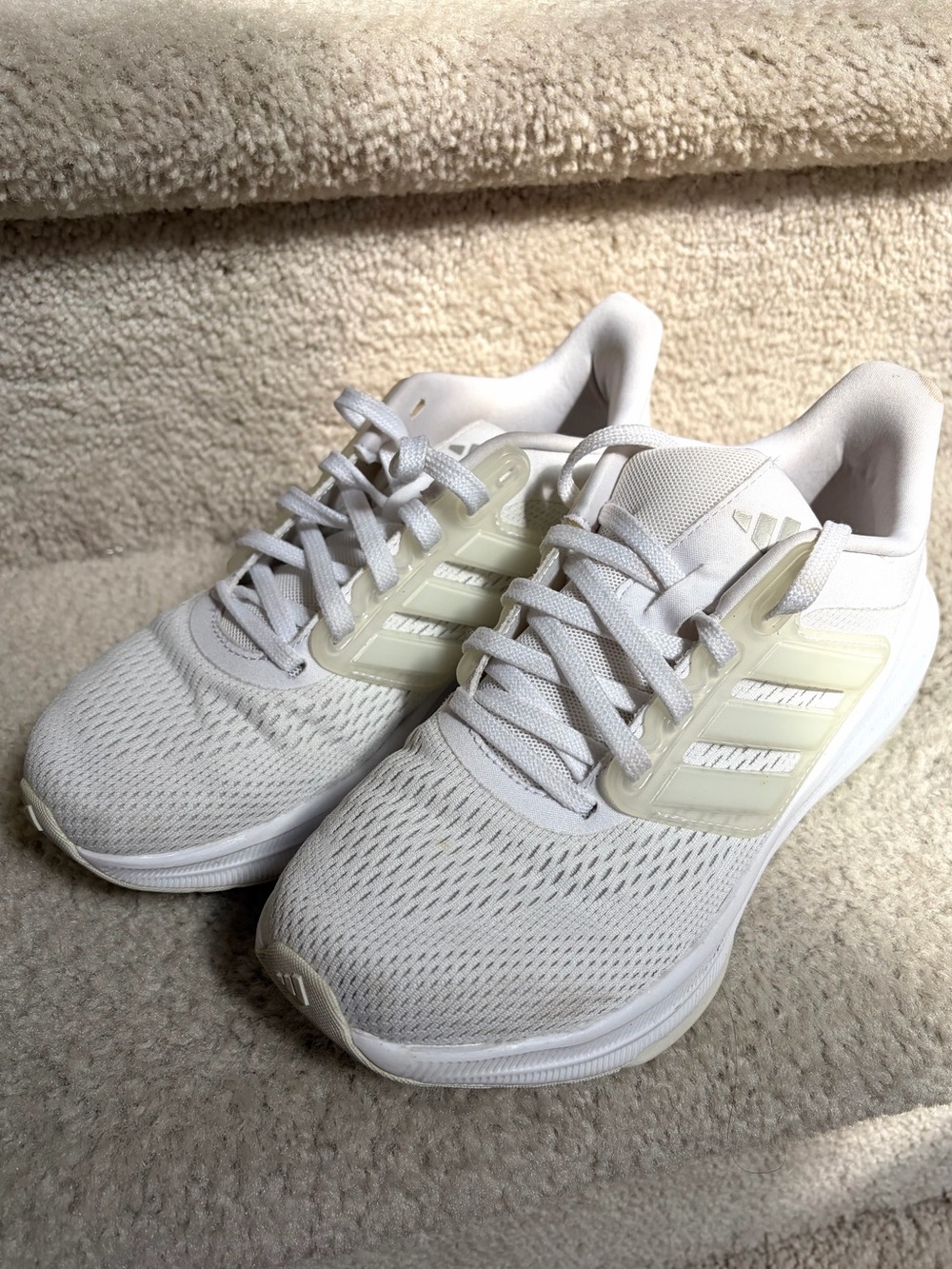 adidas White Bounce-Equipped Women's Sneakers